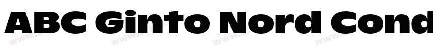 ABC Ginto Nord Cond字体转换